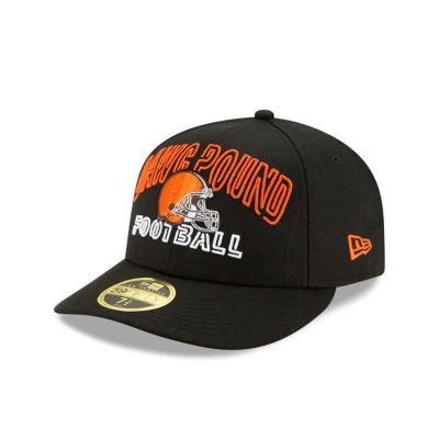 Cleveland Browns Gorra | New Era NFL Draft Alternate Low Profile 59fifty Fitted Cap Mexico - Negros